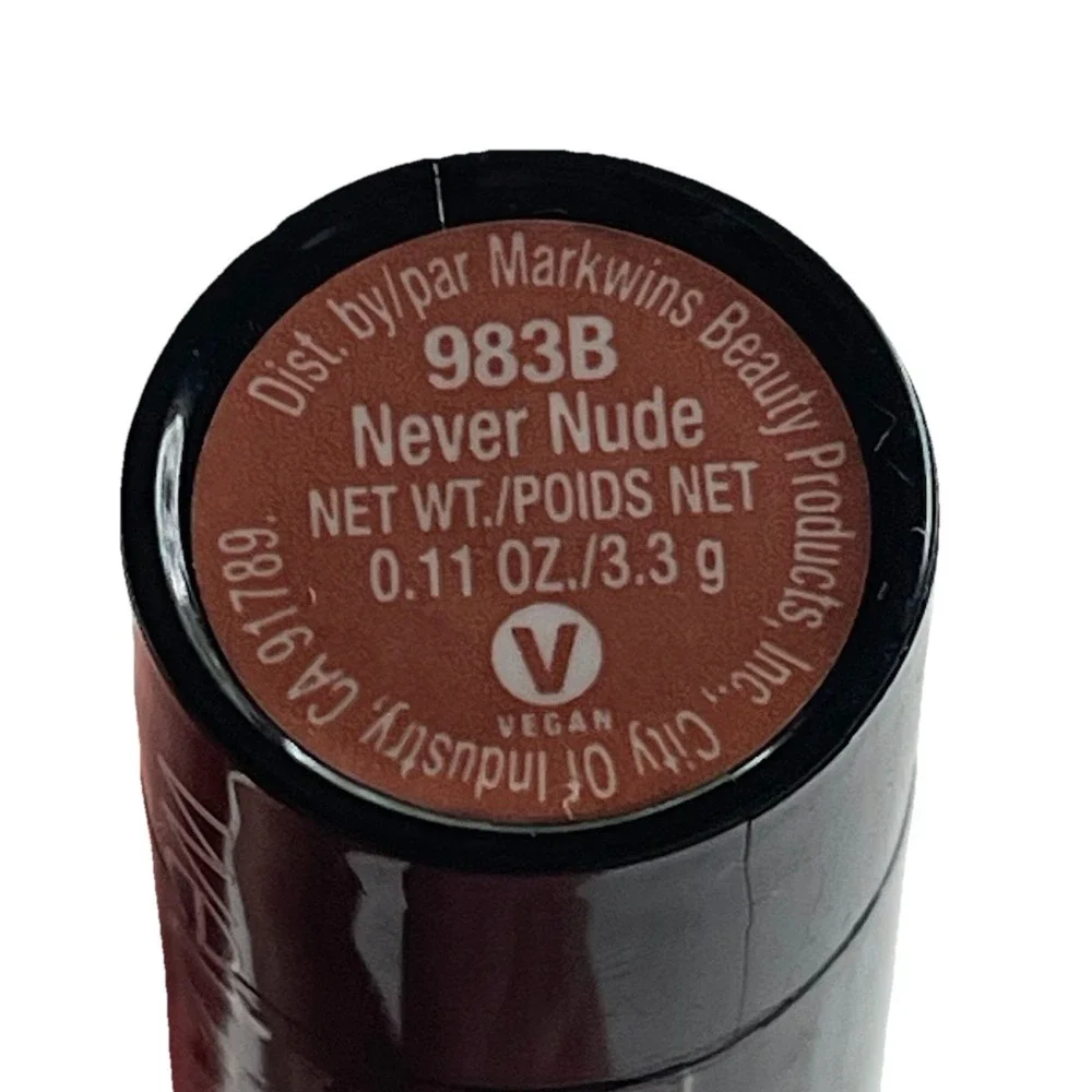 Wet n Wild Megalast Lip Color‎ 983B Never Nude Matte Beige Nude Sealed New